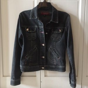 Indigo Jean Jacket, Indigo LL JUN CO size 4/6